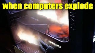 Computer Explodes! Top PC explosions caught on camera!