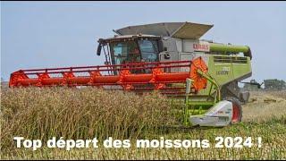 Début des moissons de colza en Charente-Maritime ! 