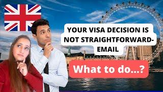 UK visa not straightforward email #aneesainuk #ukstudentvisaupdate