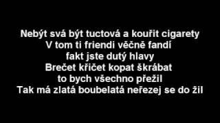 Koblížci-emo song text