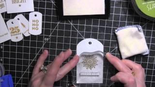 Kerri Bradford Studio | Gold + White Christmas in July Gift Tags