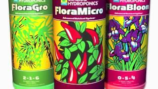 Falero Hydro & General Hydroponics Flora Series