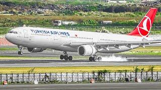  200+ LANDINGS in 3 HOURS  Bangkok Airport Plane Spotting with AIRCRAFT I.D + FLIGHT INFORMATION