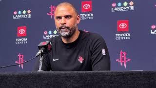 Houston Rocket Postgame: Ime Udoka talks heartbreaking loss