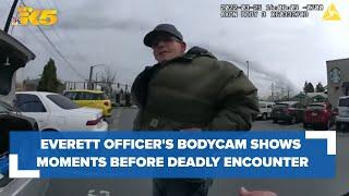 Everett officer's bodycam footage shows moments before deadly encounter