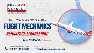 GATE 2007 Aerospace Engineering Question Paper- Aircraft Performance Solutions | GATE AE Coaching