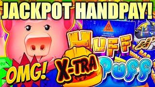 JACKPOT HANDPAY! NEW!! HUFF N’ X-TRA PUFF Slot Machine (LIGHT & WONDER).