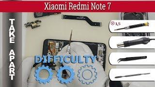 How to disassemble  Xiaomi Redmi Note 7 M1901f7G Take apart Tutorial