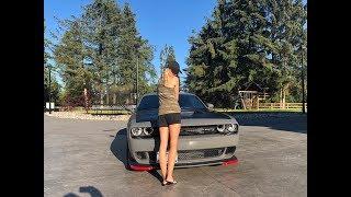 Lowered Challenger HellCat H&R springs