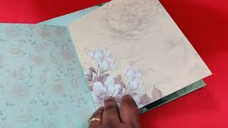 floral theme wedding cards   #weddingcards #designerweddingcards #weddingcardsinhyderabad