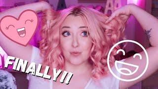 I FINALLY got my PINK HAIR right!! Ion Brights Rose hair color review