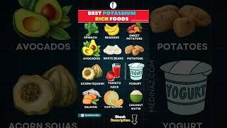 Eat These 12 Foods to Get More Potassium Every Day #shorts #potassium #nutrition #health