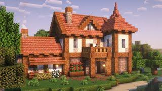 Minecraft Survival Starter House Tutorial