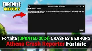 How to Fix Crashes & Not launch in Fortnite (Updated 2025) | FortniteGame Athena Crash Reporter