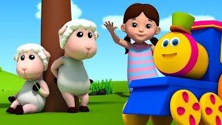 Bob den Zug | wenig bo peep | Schäfchen Reime | Bob The Train | Little Bo Peep