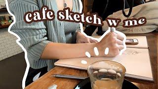 Come cafe-sketching with me in Toronto! ️ COZY FALL VIBES  //Cafe Hop Diaries Ep001 ️