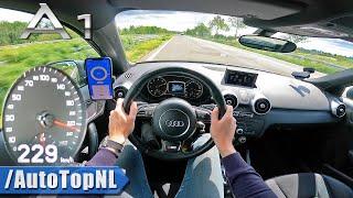 AUDI A1 1.4 TFSI 185HP TOP SPEED on AUTOBAHN [NO SPEED LIMIT] by AutoTopNL