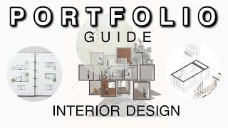 THE PORTFOLIO THAT WILL GET YOU THE JOB | How to make an interior design portfolio