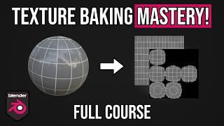 Blender 4.2 Texture Baking Mastery - Full Course