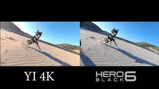 GoPro HERO 6 Vs  Xiaomi Yi 4K  test 60/240fps