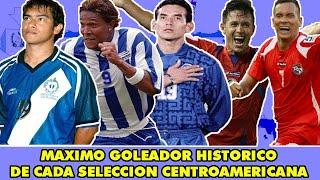 MAXIMO GOLEADOR HISTORICO de cada SELECCION CENTROAMERICANA