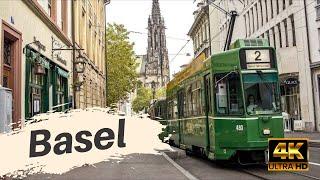  [4K] Walking Basel Switzerland in 2020 | Tenguely Brunnen | Barfüsserplatz | Basel SBB | ASMR