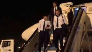 Barça arrival at Barcelona's airport after the defeat against Madrid / www.weloba.com