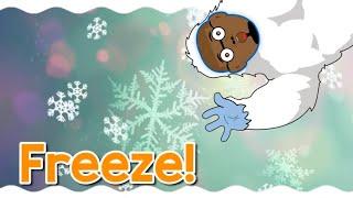 Run and Freeze- A Virtual PE Experience | Winter Games | PhonicsMan Fitness