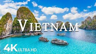 FLYING OVER VIETNAM (4K UHD) - Soothing Music Along With Beautiful Nature Video - 4K Video ULTRA HD