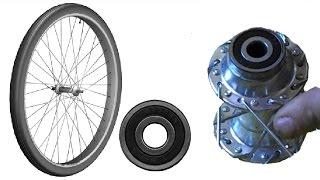 Задняя втулка колеса на промышленных промподшипниках для велосипеда, дешевая.