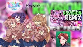 DDLC reacts to "Revision (Collab) Remix" by LunaticHugo | GC Reaction Video (Channel's 5K SPECIAL)