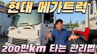 200만km 주행 가능한 메가트럭의 관리법 알려드려요