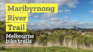 Maribyrnong River Trail - city views | Melbourne bike trails