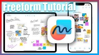 How To Use Freeform App Tutorial For iPad and iPhone