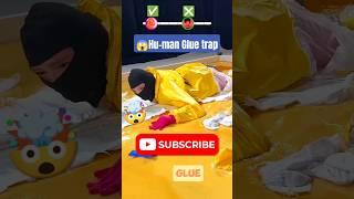 This is a sticky human glue #shorts #reaction