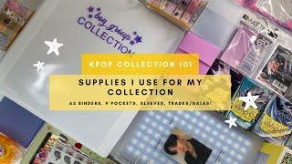  supplies i use for my collection  a5 binders, sleeves, etc!