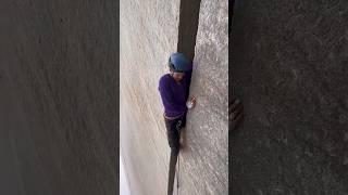 Conquering the Crack in Climbing! #climbing #adventure #shorts