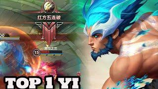 Wild Rift Master yi - Top 1 Master yi (pentakill)Gameplay Rank