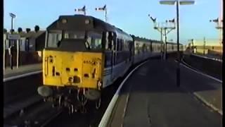 British Rail Regional Railways-Class 31 Loco Hauled Trains & Semaphores Blackpool North Sep 1994