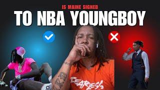 Maine Musik FLAUNTS Off NBA Pendant After Tec Diss!