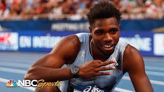 Noah Lyles breaks Usain Bolt's 200m meet record in Paris | NBC Sports