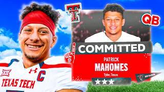 I Put Patrick Mahomes in College Football 25!