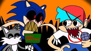 (CHRISTMAS SPECIAL) Friday night funkin sonic.exe week in 1 minute and 33 seconds