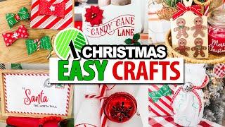 *SUPER EASY* Christmas Crafts made in only 5 MINUTES! Dollar Tree DIYs 2023