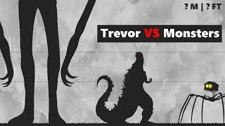 Trevor Henderson vs Monsters | Size Comparison + All Abilities !