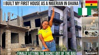 Building MY FIRST LUXURY HOUSE IN GHANA AS A NIGERIAN Living In Ghana | Real Estate in Ghana EP 1