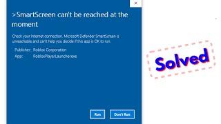 Fix smartscreen can't be reached right now windows 10 | Disable SmartScreen