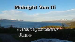 Midnightsun Hike Abisko Sweden