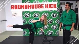 HOW TO THROW A BACK LEG ROUNDHOUSE KICK | Easy Tutorial for Any Martial Art Style