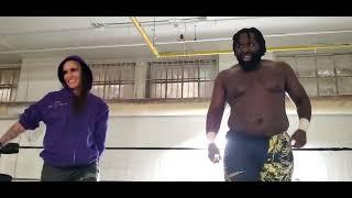 Patrick Saint w/Evie De La Rosa v Ken Powers